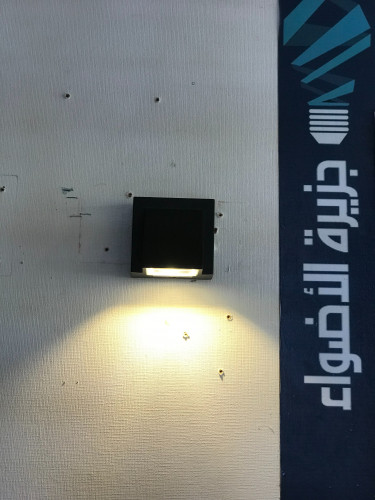 انارة LED خارجي اتجاة واحد 6w باللون الاصفر k3000