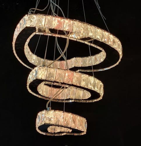 ثرياء LED 3 طبقات RGB