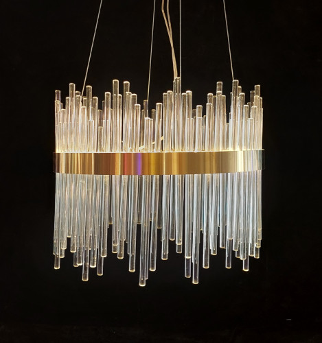 ثرياءLED مودرن ملكي 3 الوان (ابيض- اصفر-كريمي ) مقاس 40سم