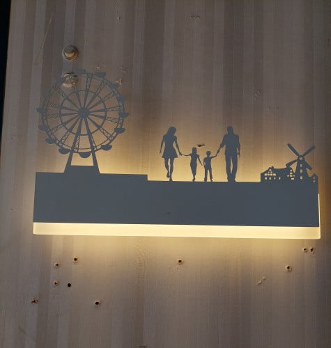 جداري داخلي جرم ابيض زخارف