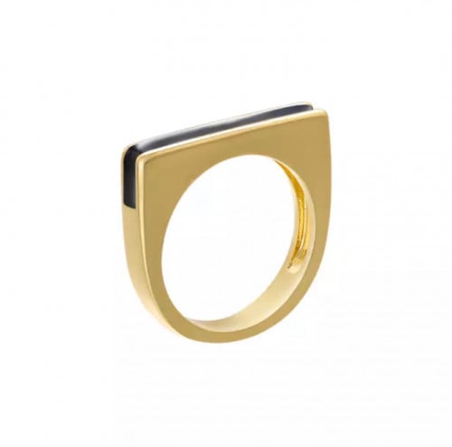 خاتم مربع اسود