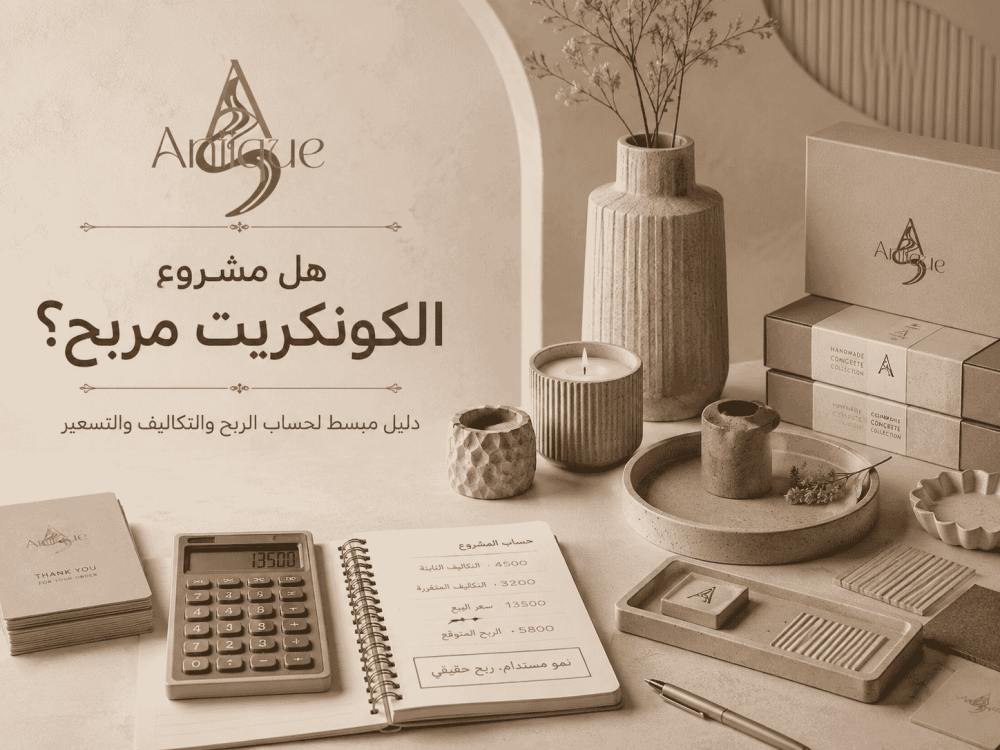 هل مشروع الكونكريت مربح؟