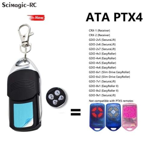 2 ريموت باب الكراج مويل PTX4 (2 جهاز)