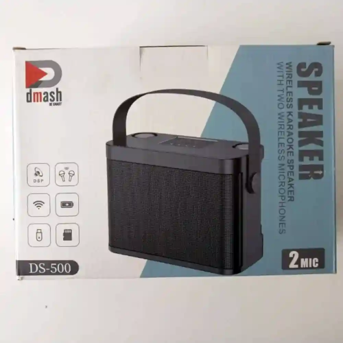مكبر صوت بلوتوث متنقل استريو Dmash DS-500 2 مايك