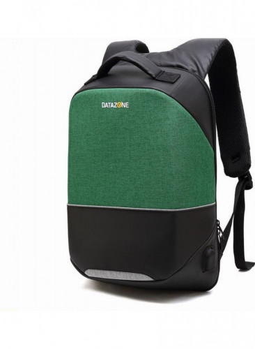 حقيبة ظهر للابتوب بتصميم أنيق ومريح أخضر/أسود