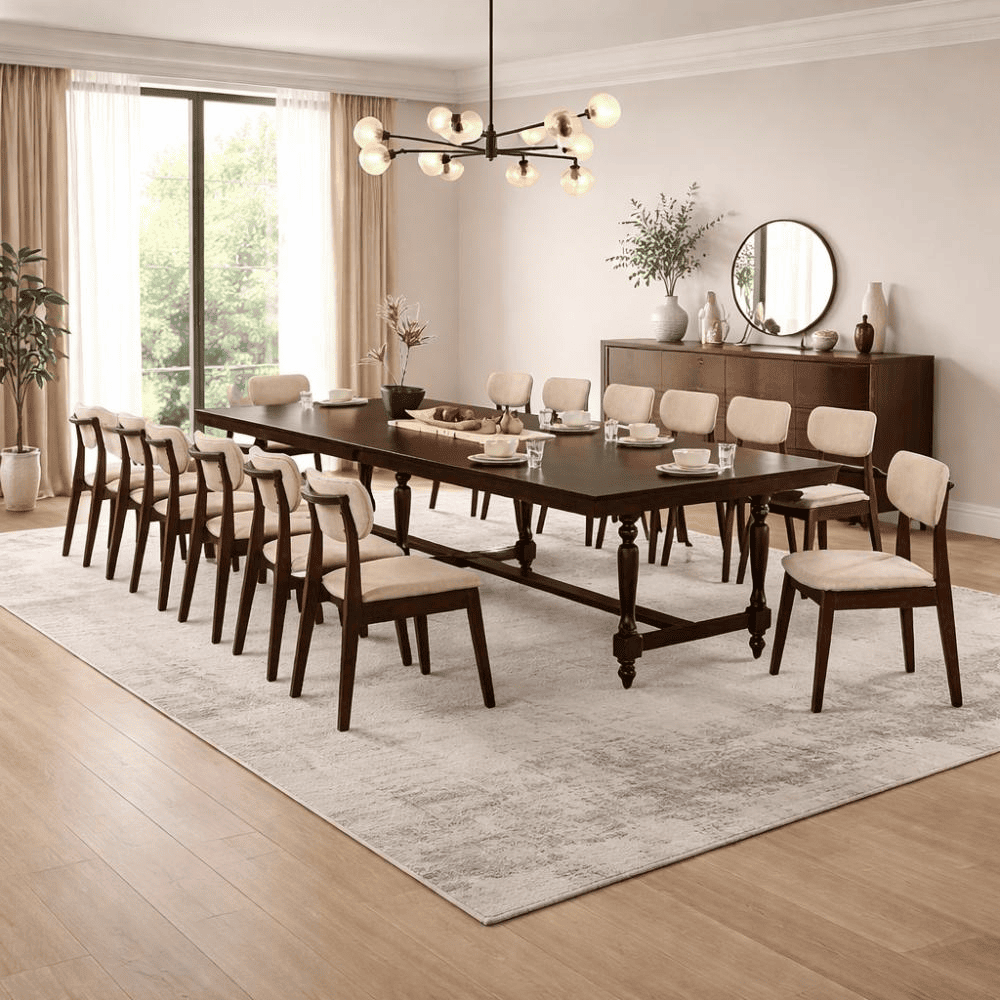 طاولة طعام 14 كرسي