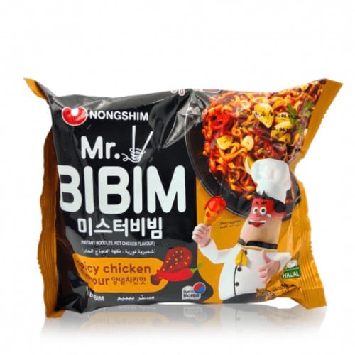 راميون مستر بيبيم نكهة الدجاج الحار