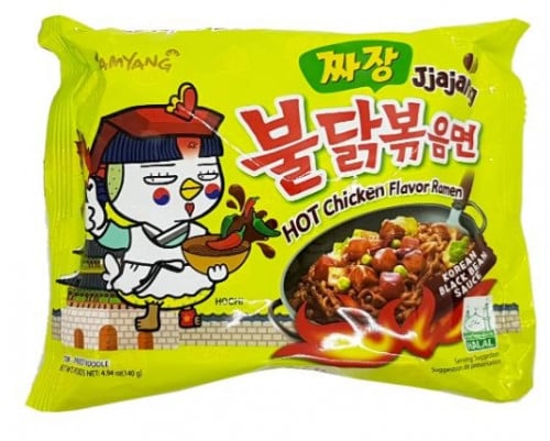 راميون جاجانغ بنكهة الدجاج الحار