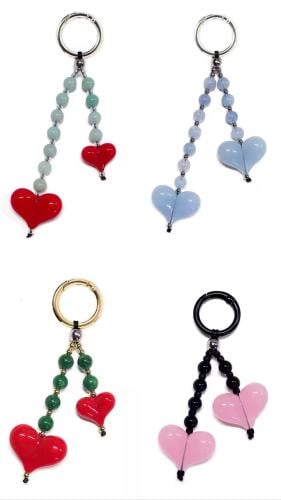 Key/Bag Heart Charm