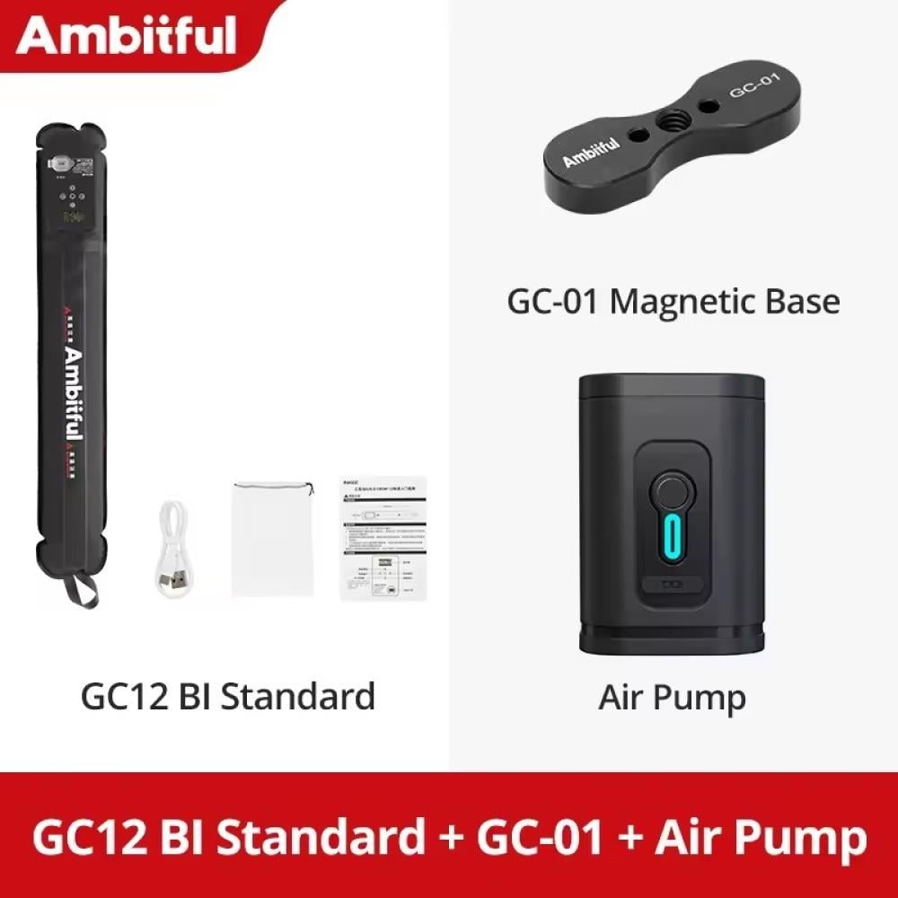 GC12 BI + منفاخ هواء + قاعدة مغناطيسية