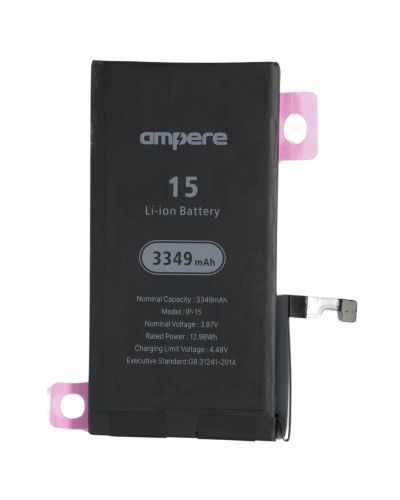 بطارية ايفون 15 الاصلي AMPERE