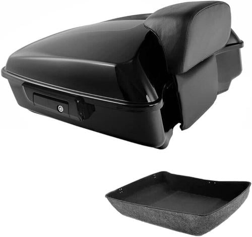 تورباك شوبد مقاس وسط اقفال اسود لدراجات هارلي تورنق  14-24