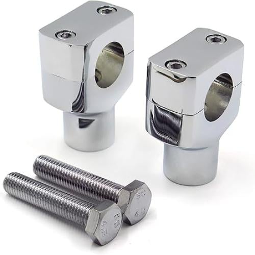 1" Shorty Motor Handlebar Riser Clamp for Fat Boy Dyna Sportster Touring Motorcycle