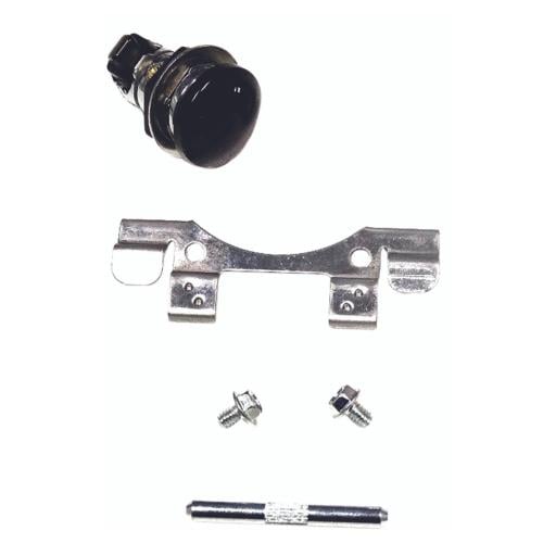 زر باب الوقود بالضغط من  Harddrive أسود-كروم لدراجات هارلي تورينق 1994-2023