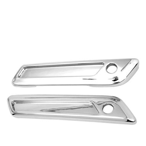 SADDLEBAG LATCH COVERS MID USA CHROME FOR HARLEY TOURING 2014-2023