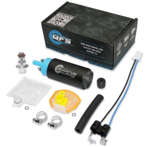 Fuel Pump w/ Strainer & Fuel Pressure Regulator for 1999-2003 Kawasaki Vulcan 1500, 2003-2006 Kawasaki Z1000 & More - OEM Replacement, HFP-384-UR