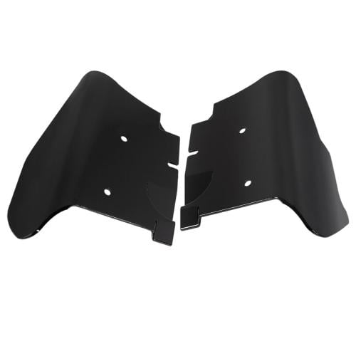 Hogworkz Mid-Frame Air Deflectors in Vivid Black for Harley Softail 08-'17