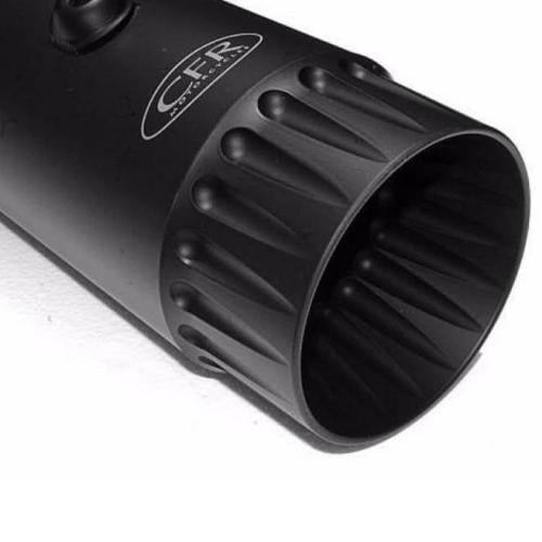 مفلر أسود مقاس 4.5 بوصة من CFR لدراجات هارلي تورينق 1995-2016