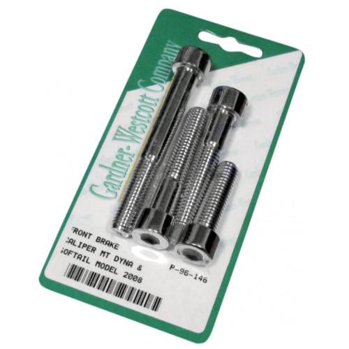 مجموعة مسامير مكابح الفراملGARDNER-WESCOTT الأمامية لدراجات هارلي سوفتيل داينا 2008-2017