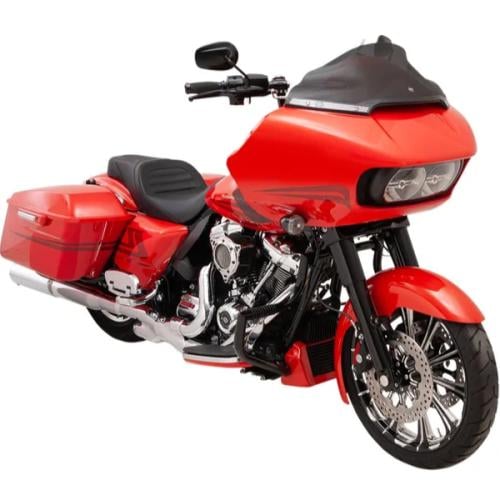 ويند شيلد من KLOCK WERKS مقاس 9 بوصه لون Dark Smoke لدراجات هارلى رود قلايد 2015-2023