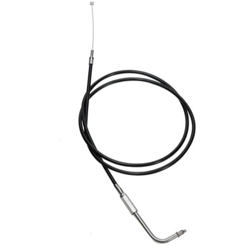 Custom Chrome 140cm/55 Inches Black Vinyl Throttle Cables Fit For Harley Sportster XL883 1200 02-14