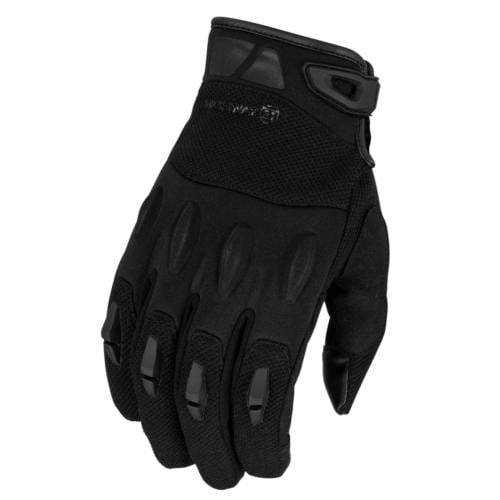 قفاز Fury جلد ماعز من Highway 21 لون أسود يدعم اللمس حق الجوال