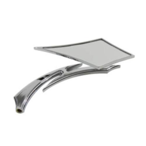 مرآة جانبية لون الكروم  من V-Twin تركب للجانبين يمين او يسار لدراجات هارلى