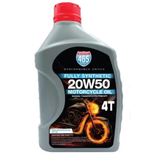 زيت محرك 465 اصطناعي بالكامل 20W-50 للدراجات النارية