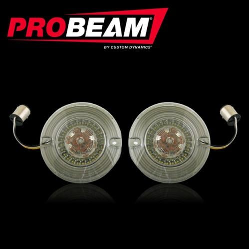 اشارات جانبية امامية 1157 مع طوق ليد اضائه نهاريه عدسه سموك  Custom Dynamics ProBEAM