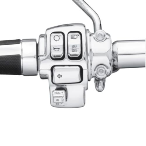 Harley Davidson Switch Cap Kit  chrome For Harley DYNA SOFTAIL Sporster 2011-2024