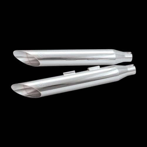 مفلر اس اند اس هارلي فات بوي 2007+S&S Slash-Cut Shotgun Slip-On Performance Muffler