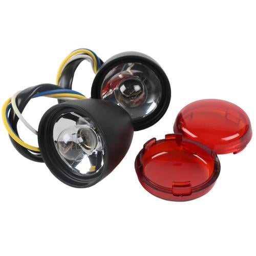 Turn signal lens Red/Smoke For harley Motorcycle