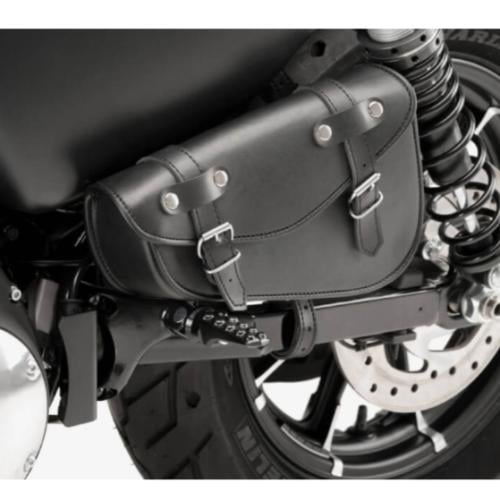Customacces Saddlebags model Detroit color Black Left Side