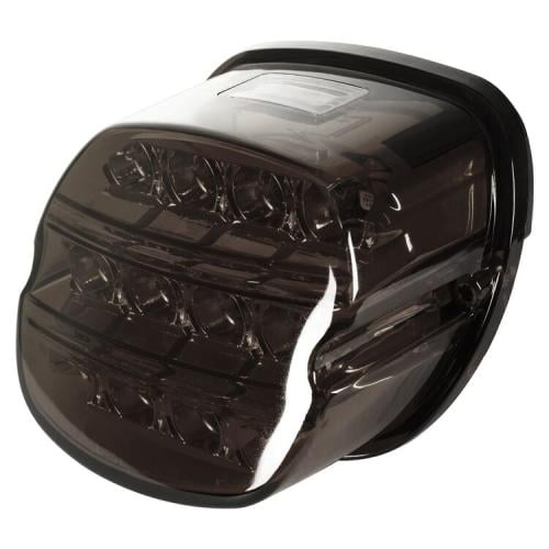 مصباح خلفي LED Xtreme من HogWorkz لون Smoked مع لوحة إضاءة لدراجات هارلى تورينق سوفيتيل داينا سبورستر من 1999 إلى 2024