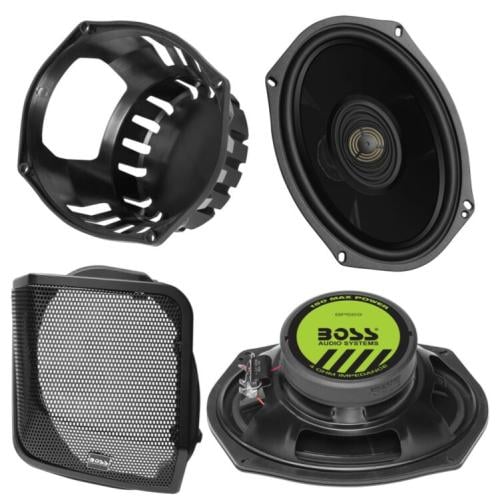Boss Audio Systems Rear Bag Speakers 6"×9" For Harley Touring 2014–2025