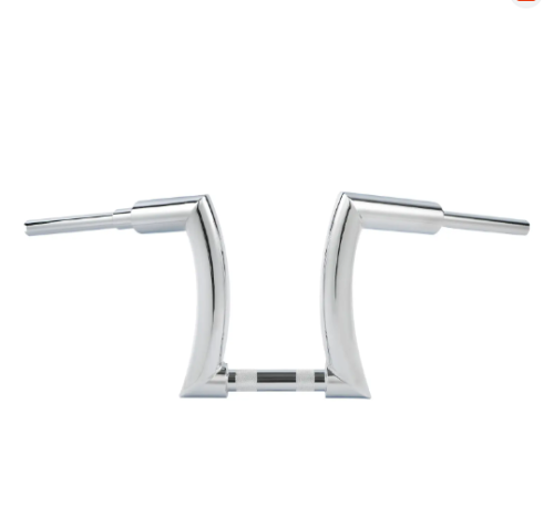 فات هاندل بار كروم /اسود 12 انش رايزر 1.25 عرض 2 انش لدراجات هارلي سوفتيل داينا سبوستر