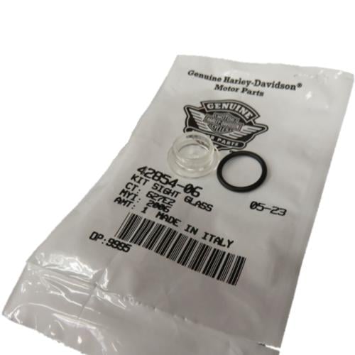 طقم عدسة شفافة لعلبة زيت الفرامل الأمامية من Harley Davidson لدراجات هارلي تورينق 2008-2024