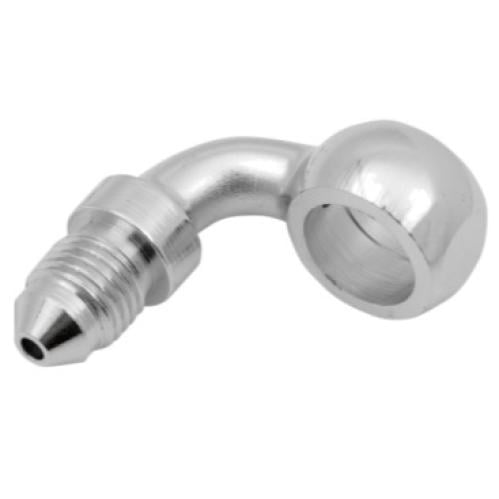 Drag Specialities Chrome Banjo Fitting - 7/16" - 90°