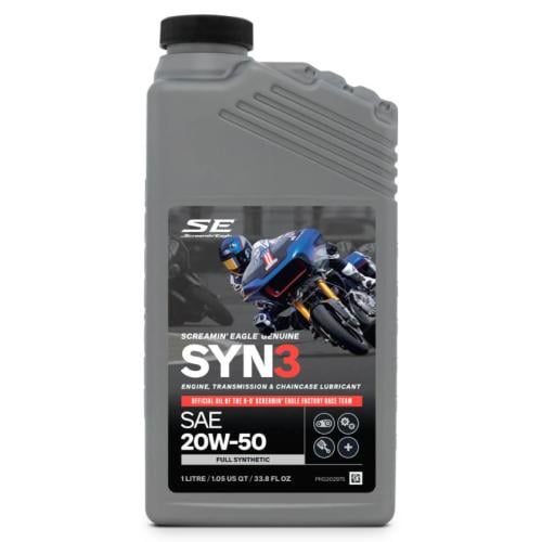 Harley SCREAMIN SYN3 Full Synthetic Motorcycle Lubricant Oil
