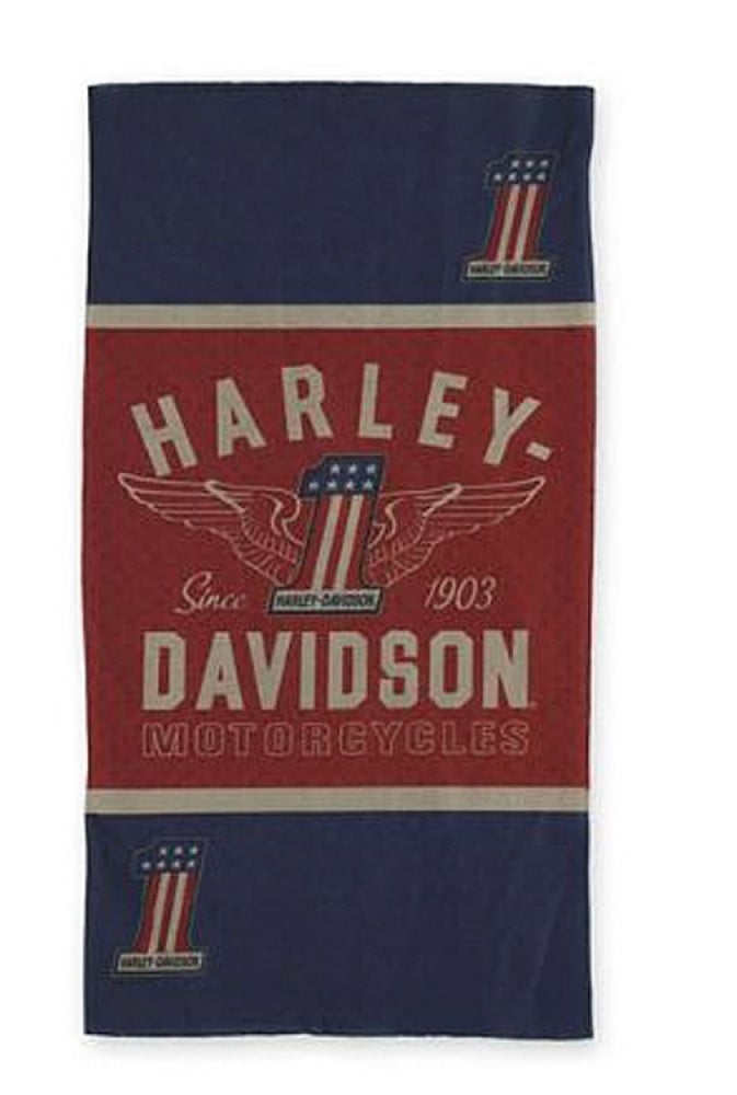 Harley-Davidson Men's Patriotic #1 Wings Logo Multi-functional Headwear MHW33893 