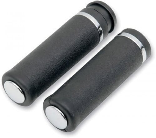 مقابض من Drag Specialties ربر مع اطار كروم سوفتيل داينا سبورستر