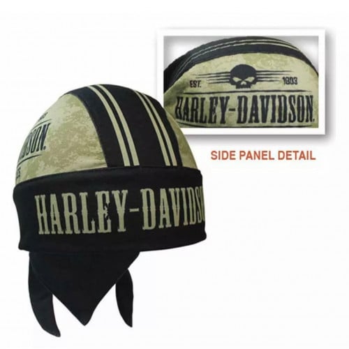 بندانا هارلي ديفيدسون  Black & Khaki