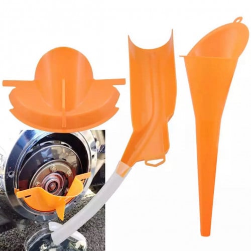 طقم اقماع تغيير زيت Motorcycle Oil Filter  Primary Funnel Cover For Ha