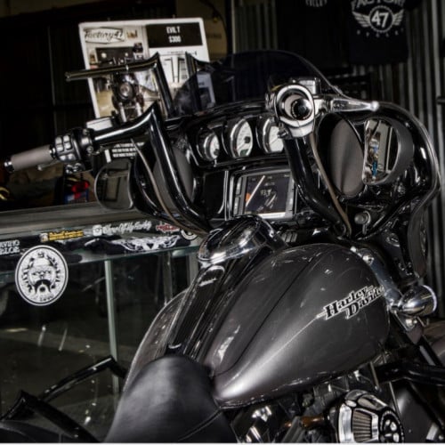 Assault Handlebar 12 Black Factory 47 Touring Street Glide/ Ultra