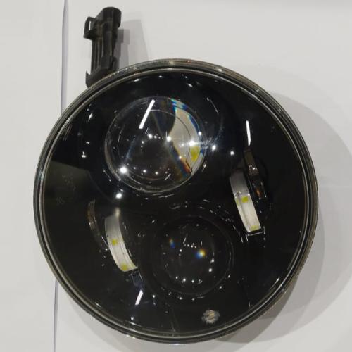 مصباح امامي ليد اسود من (Harley Davidson ( Open Box مقاس7 in لدراجات هارلي تورينق سوفتيل