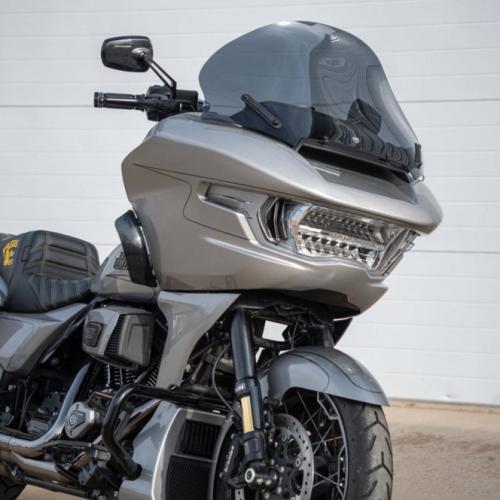 Klock Werks Flare Windshield for Harley-Davidson 15" 2023.5-2026 Road Glide (FLTR) Dark Smoke