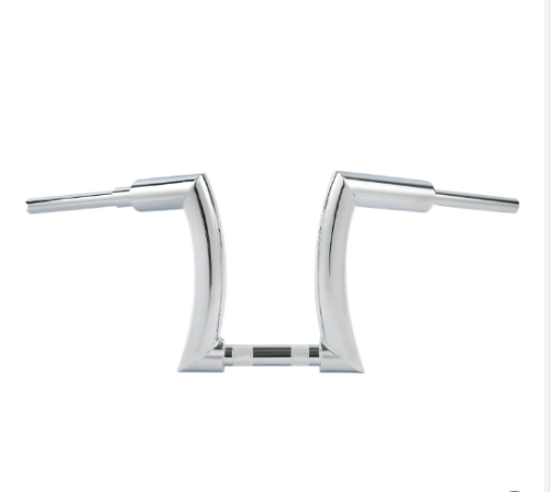 فات هاندل بار كروم اسود 14 انش رايزر 1.25 عرض 2 انش لدراجات هارلي سوفتيل داينا سبوستر