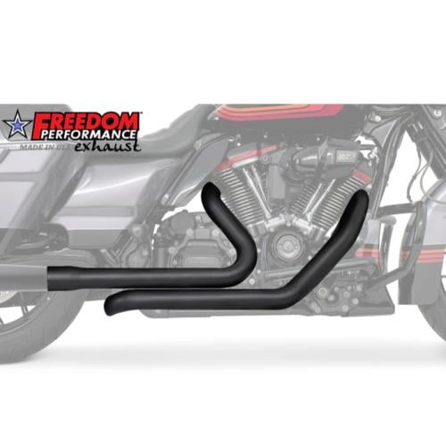 هدرز أسود من FREEDOM لدراجات هارلي تورينق 2017-2025