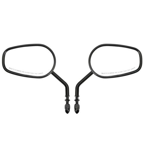 مرايا جانبية للرؤية الخلفية لون BLACK-CHROME لدراجات  هارلي تورينق سوفتيل داينا  سبورتستر