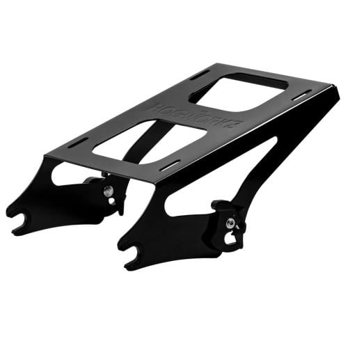 HOGWORKZ Black Two-Up Tour Pack Mount for Harley  Touring '09-'25